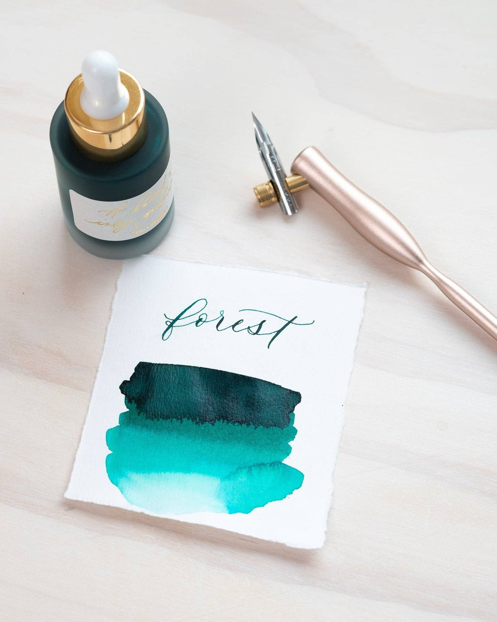 Forest Green - Calligraphy Ink