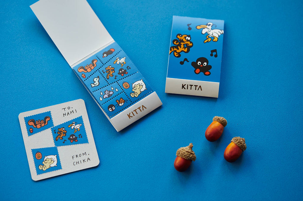 KITTA Portable Washi Decorative Tape -Stamp style-