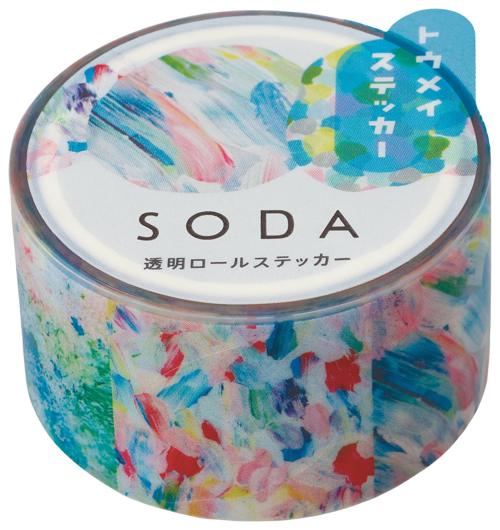SODA transparent Masking Tape Sticker type