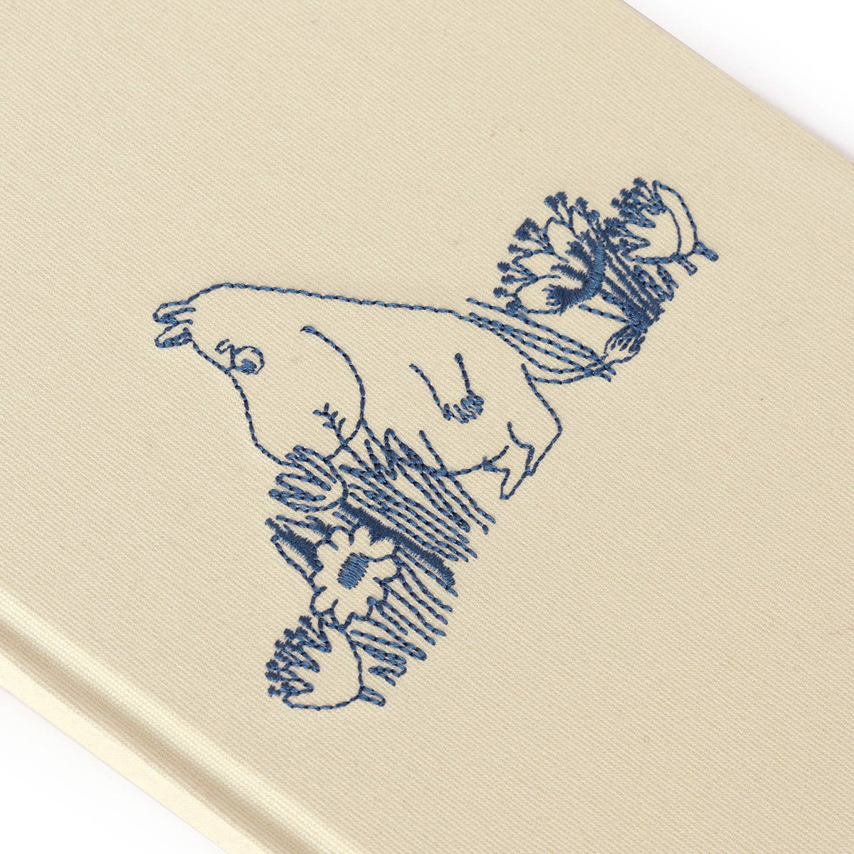 3P4 x Moomin® - Moomintroll Garden Embroidered Journal