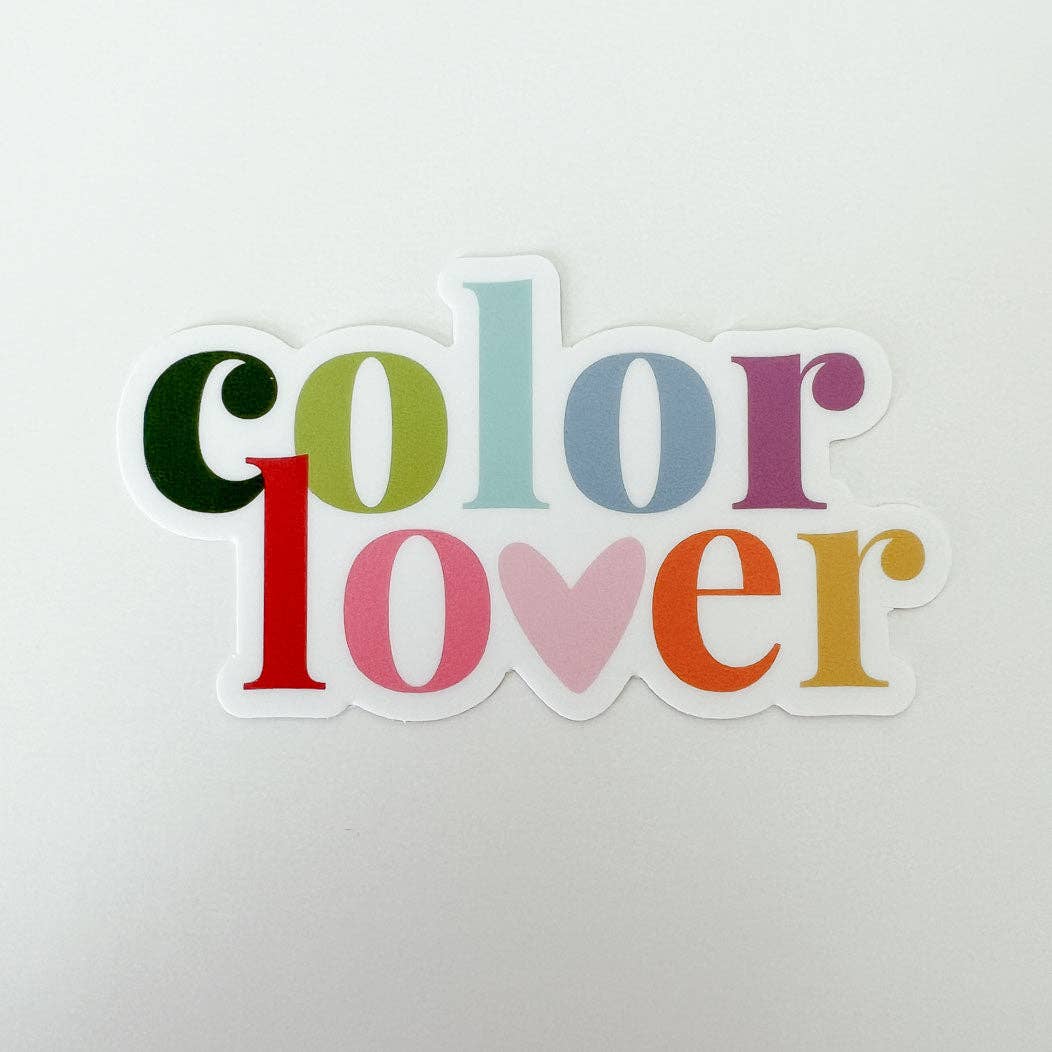 Color Lover Sticker