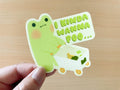Poo Frog Waterproof Vinyl Sticker