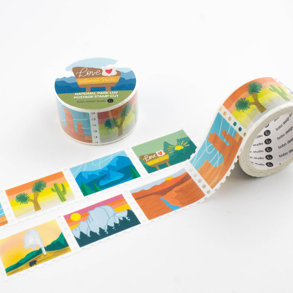 National Park Luv - Postage Stamp Washi Tape
