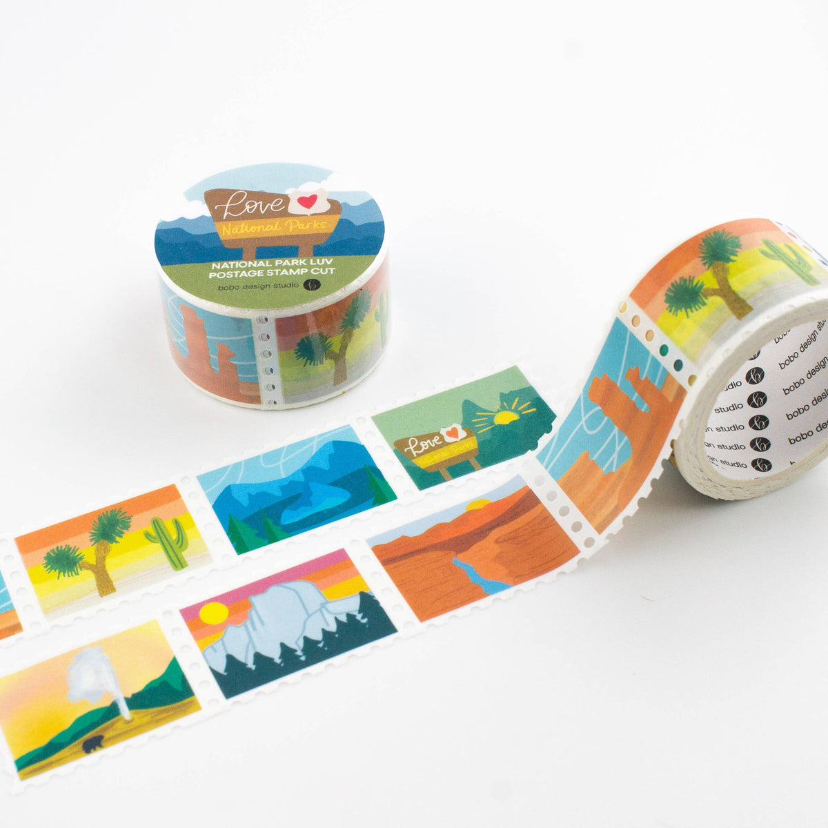 National Park Luv - Postage Stamp Washi Tape