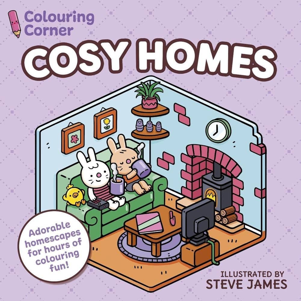 Coloring Corner: Cozy Homes
