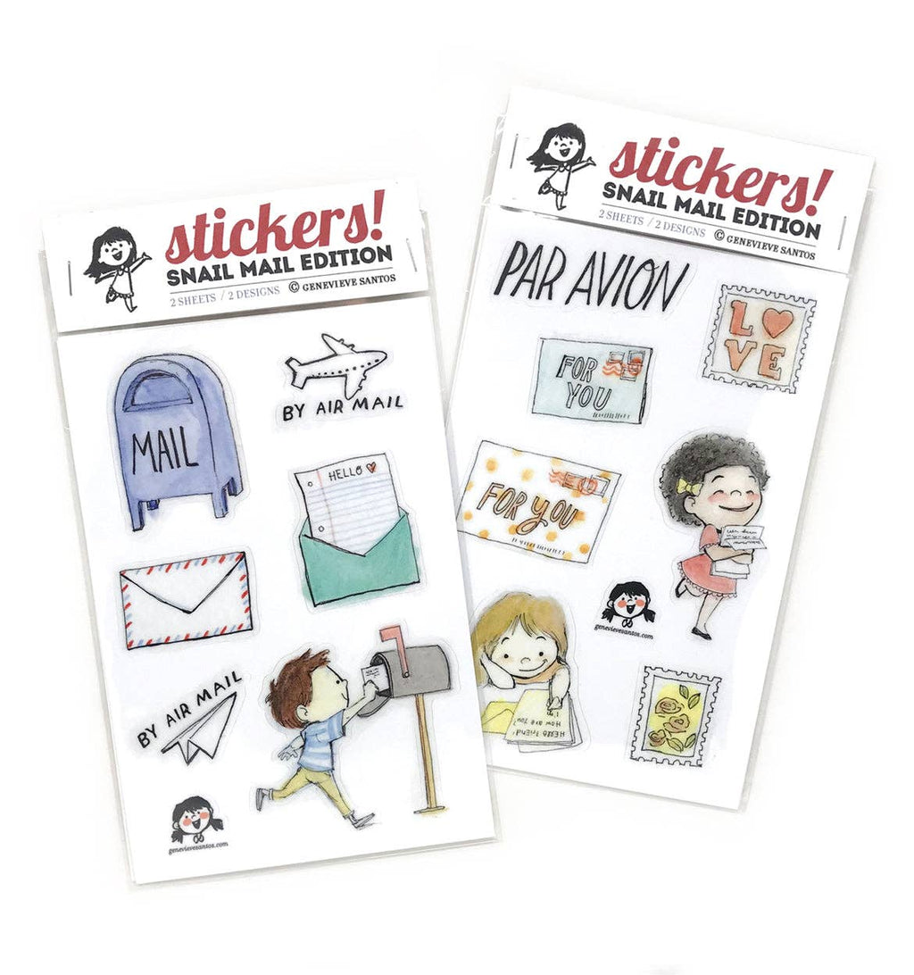 Snail Mail Sticker Set