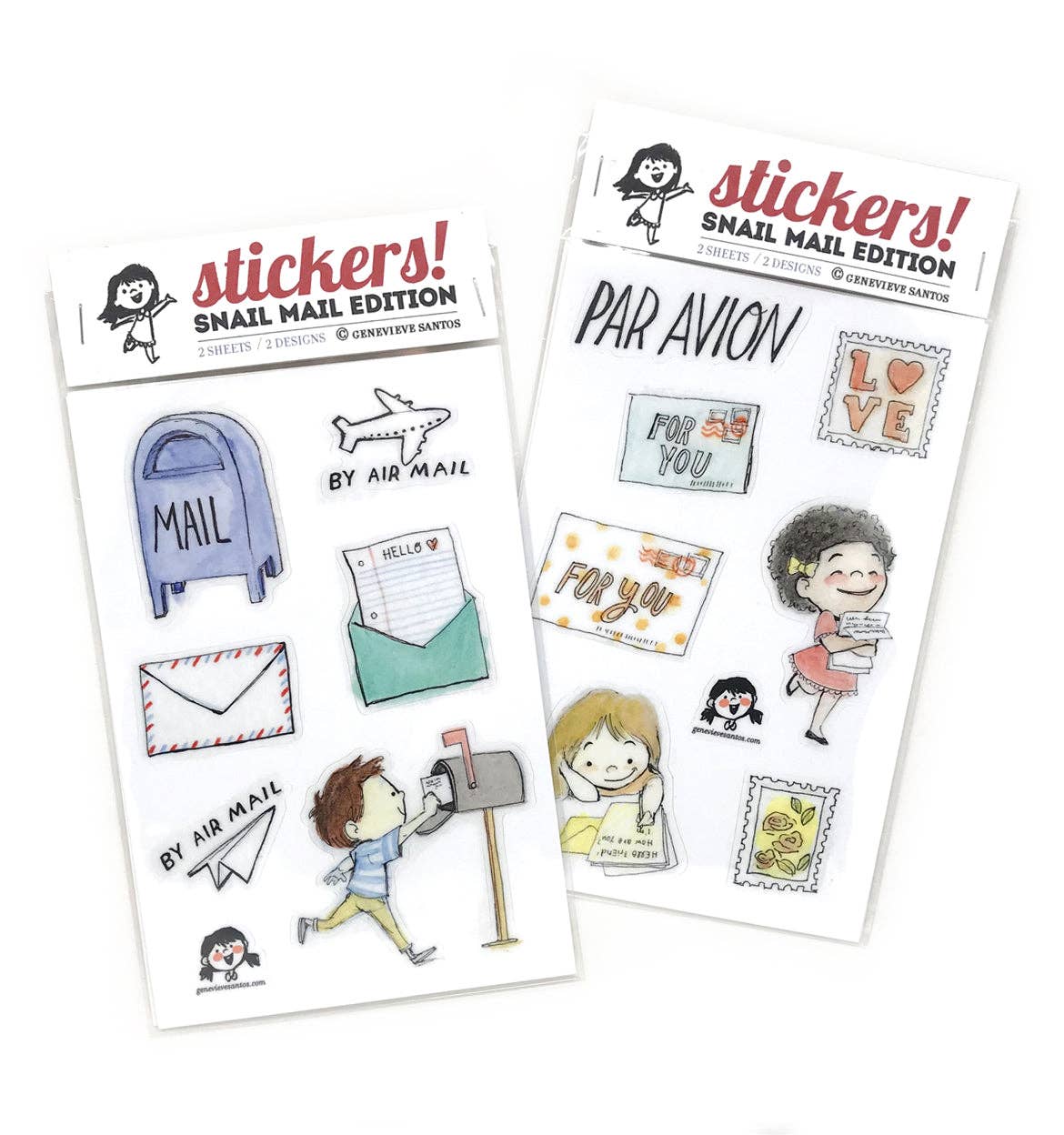 Snail Mail Sticker Set