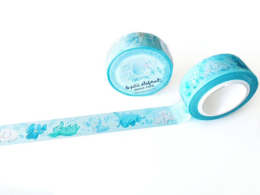 Blue Elephant Washi Tape