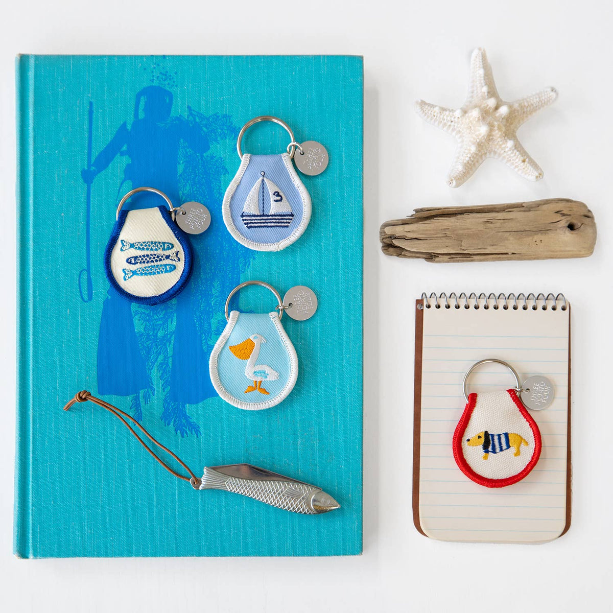 Patch Keychain - Tinned Fish