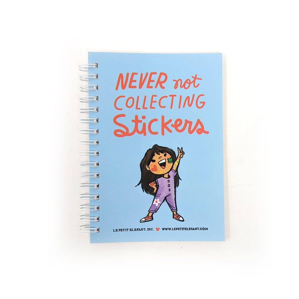 Never Not Collecting Stickers Reusable Sticker Book - Small