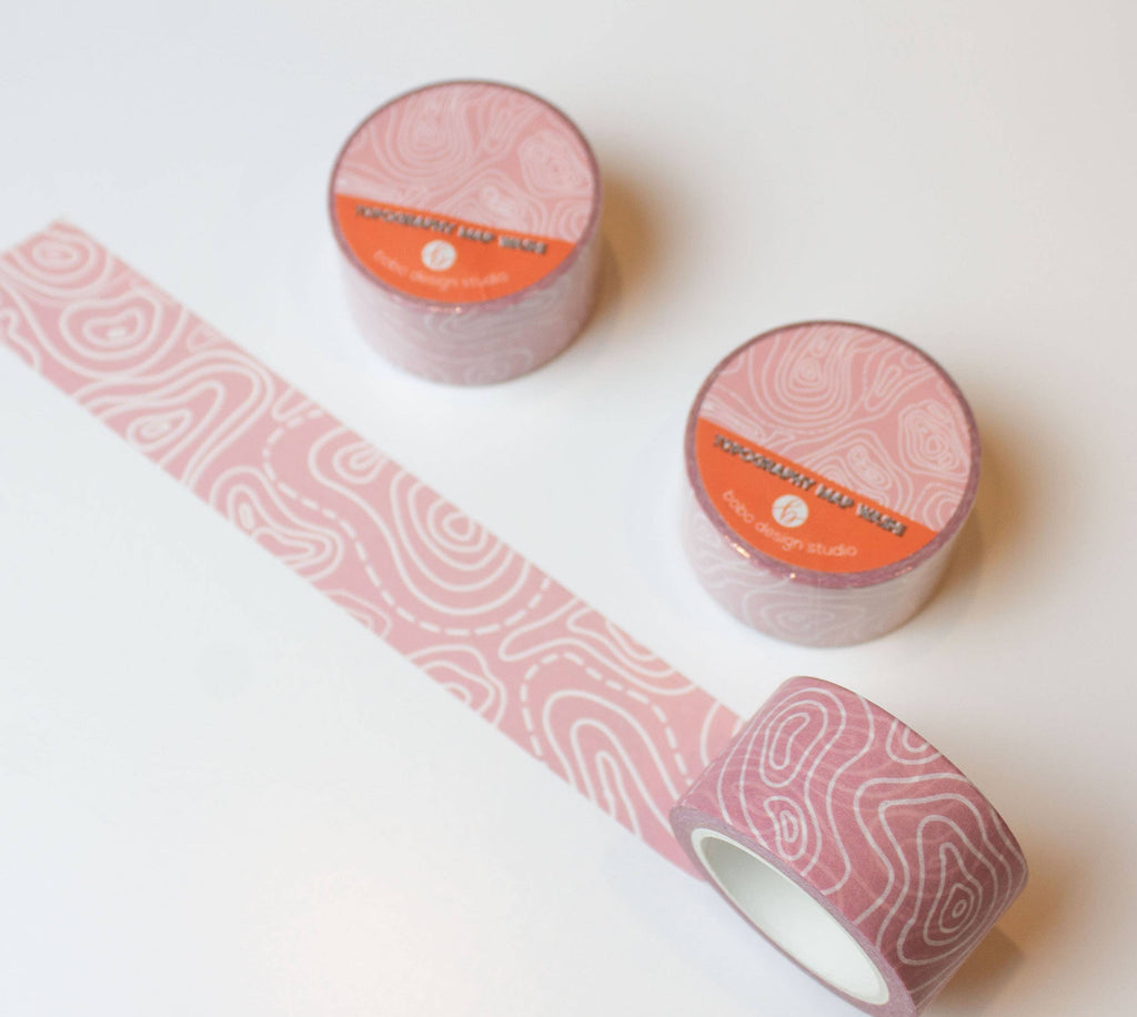 Topography - Washi Tape - 1"