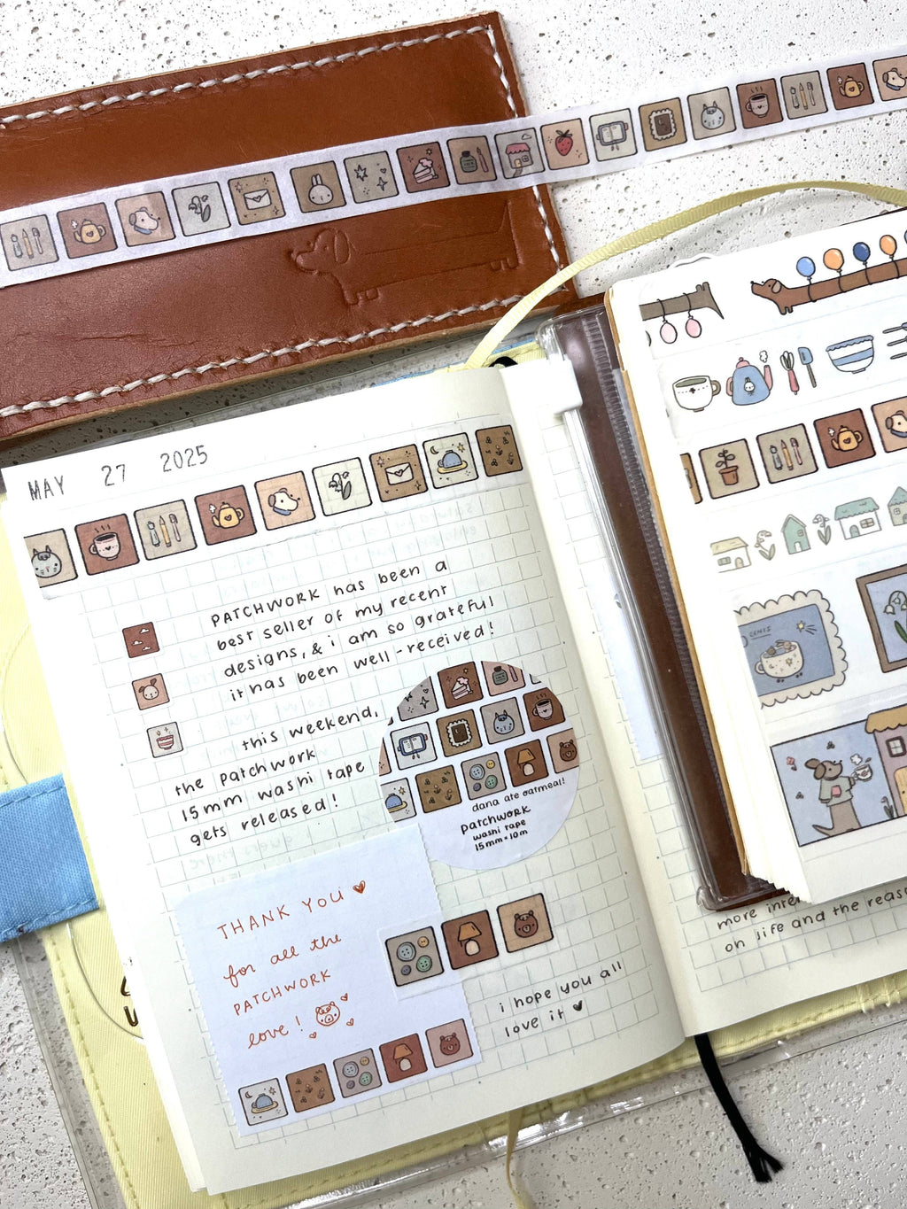 Patchwork - 15mm washi tape