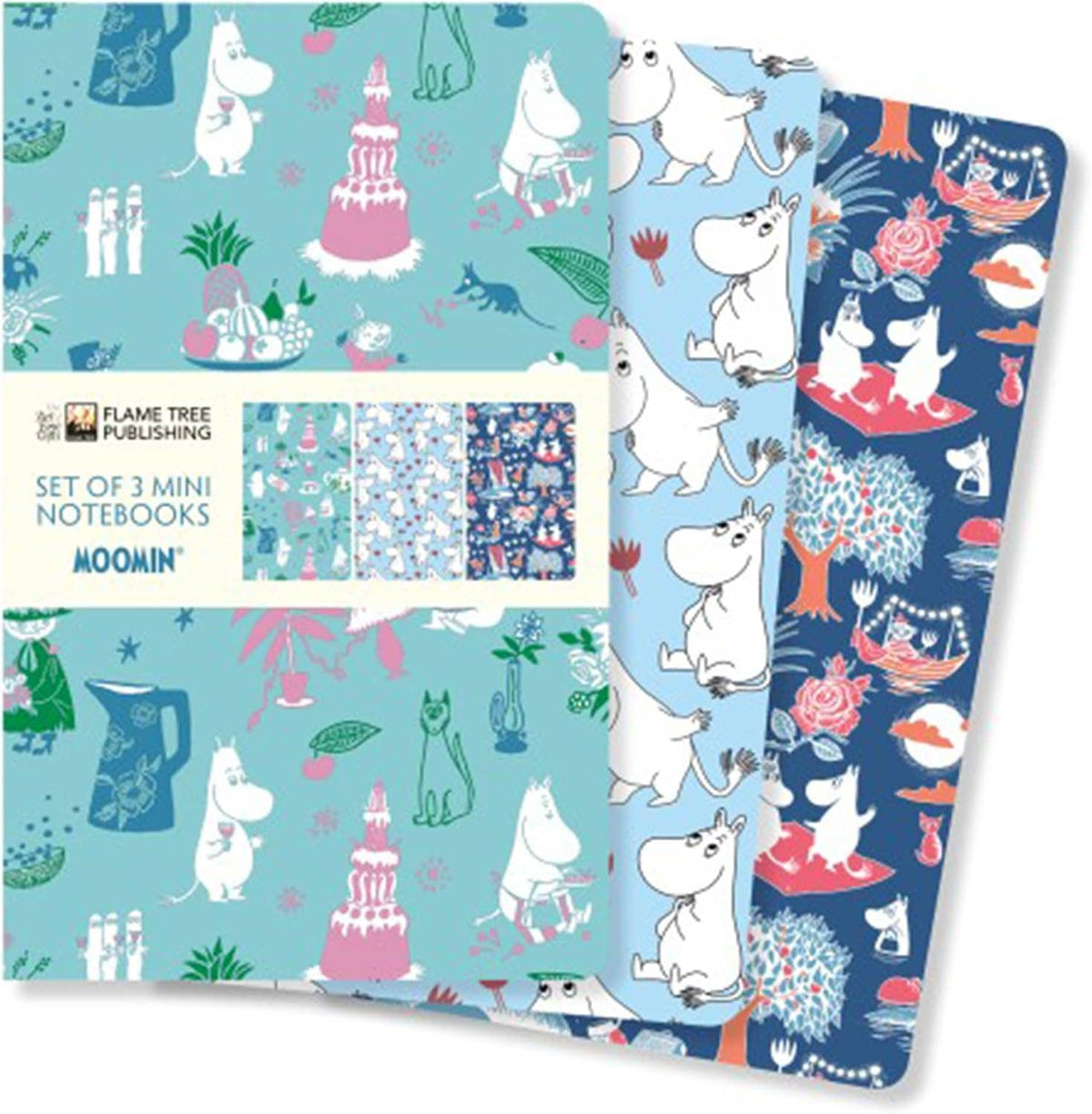 Moomin Classics Set of 3 Mini Notebooks