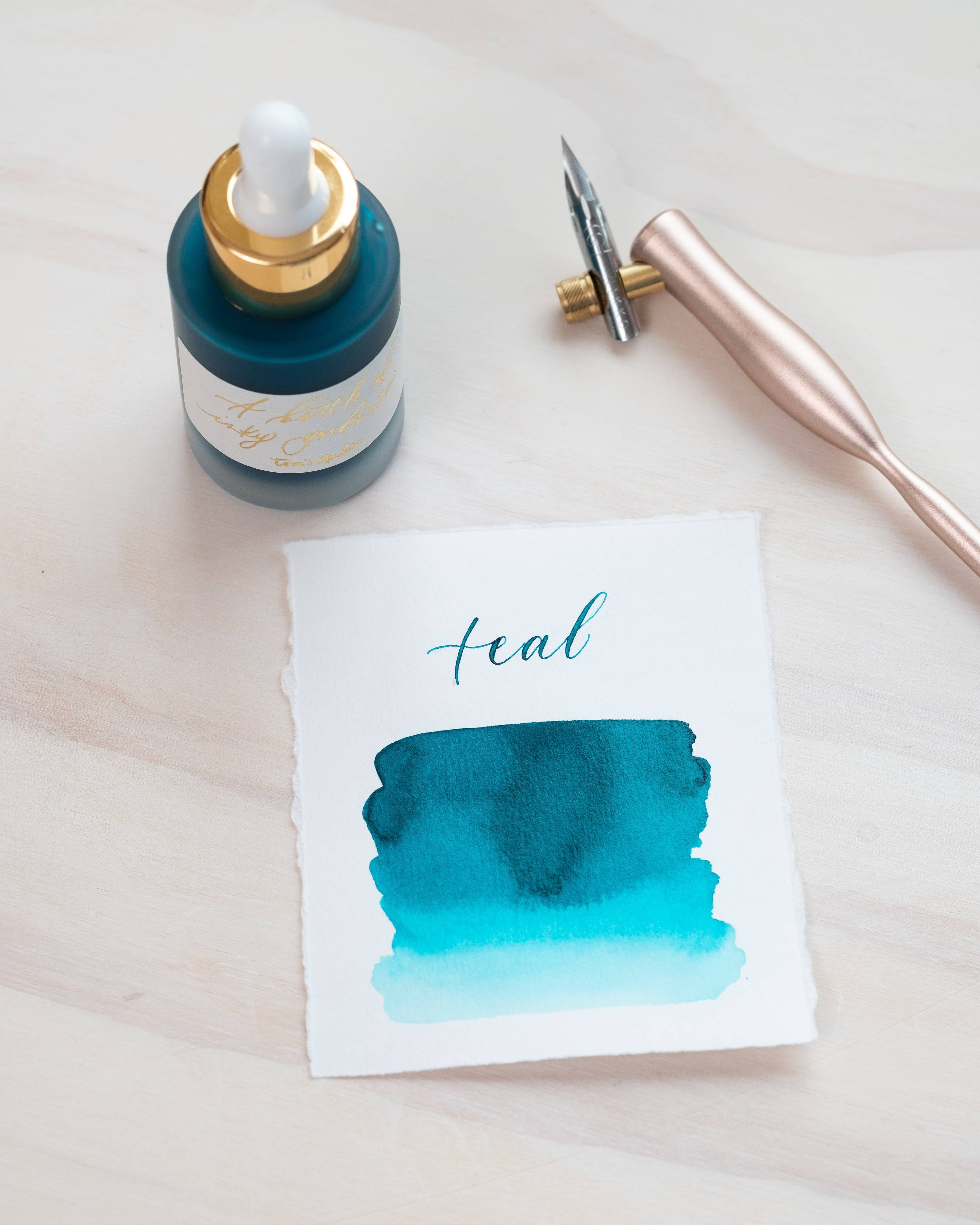 Teal - Calligraphy Ink