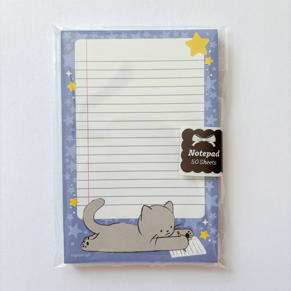 Kitty Homework Notepad - Memopad