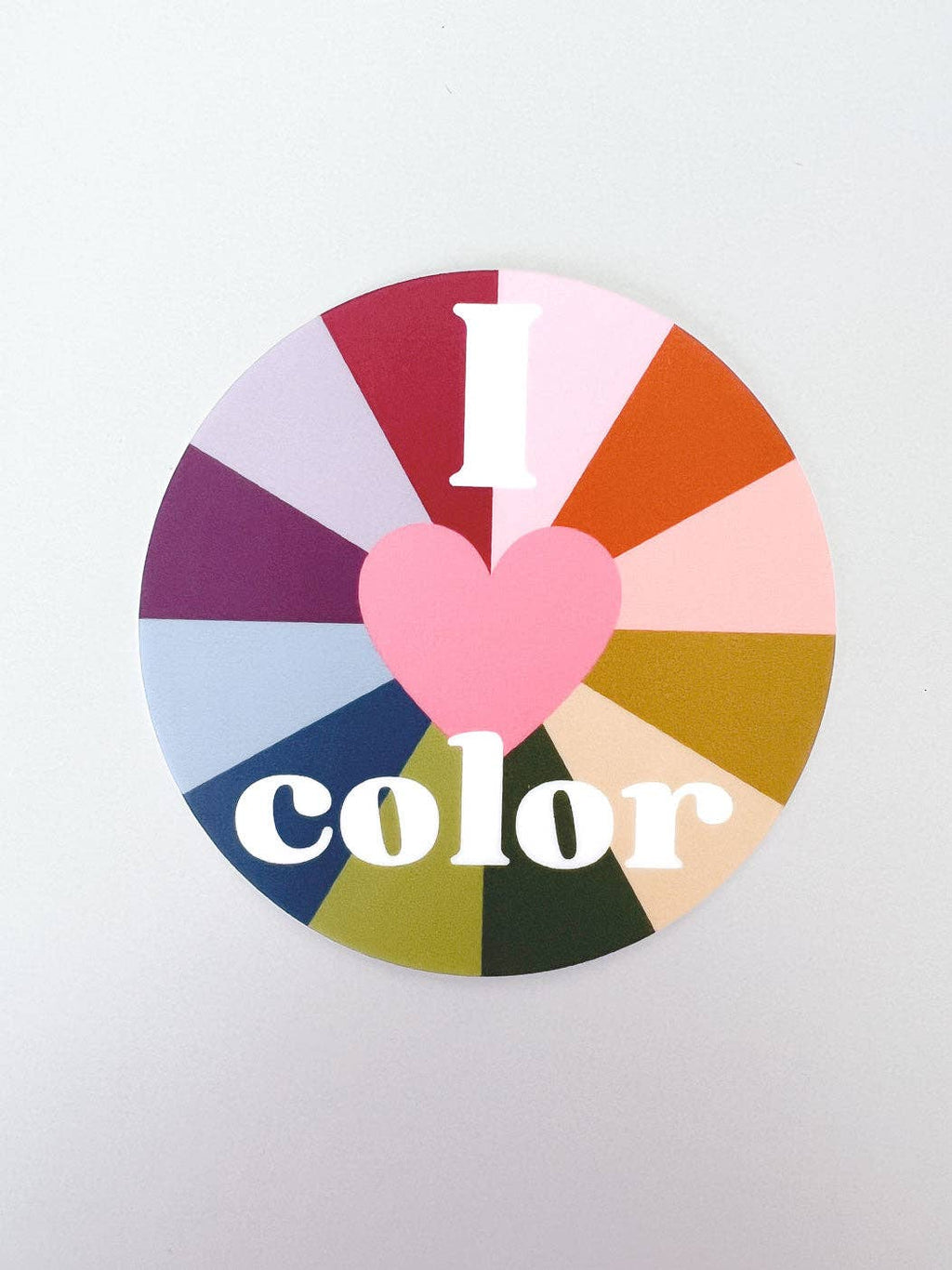 I Heart Color Sticker