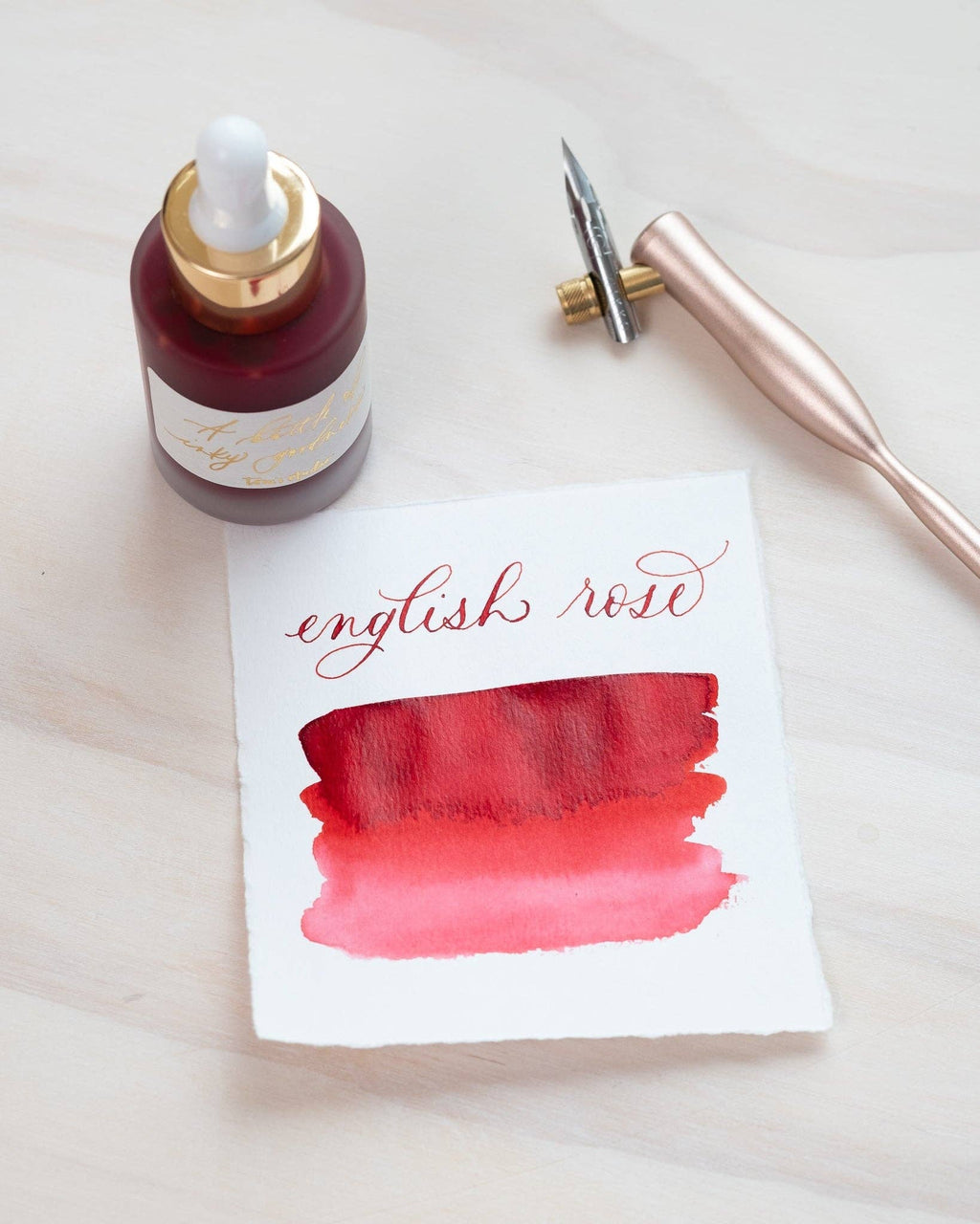 English Rose - Calligraphy Ink