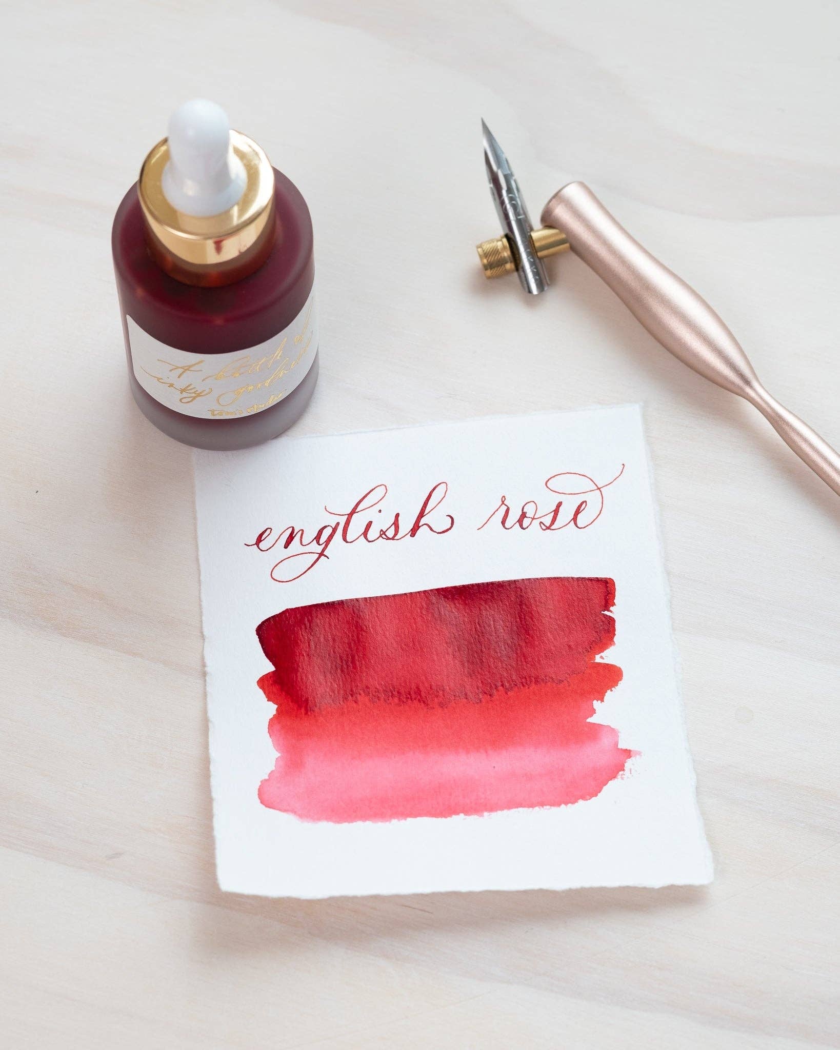 English Rose - Calligraphy Ink
