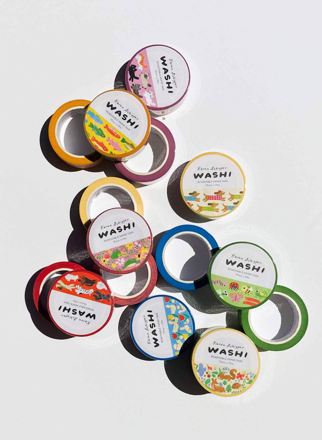 Woodland Washi Tape – Whimsical and Cute Craft Planner Tape