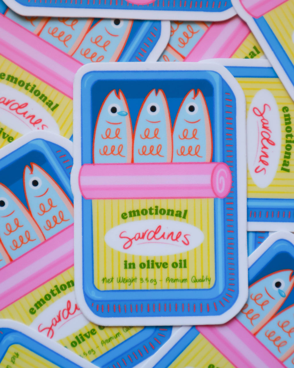 Emotional Sardines Magnet