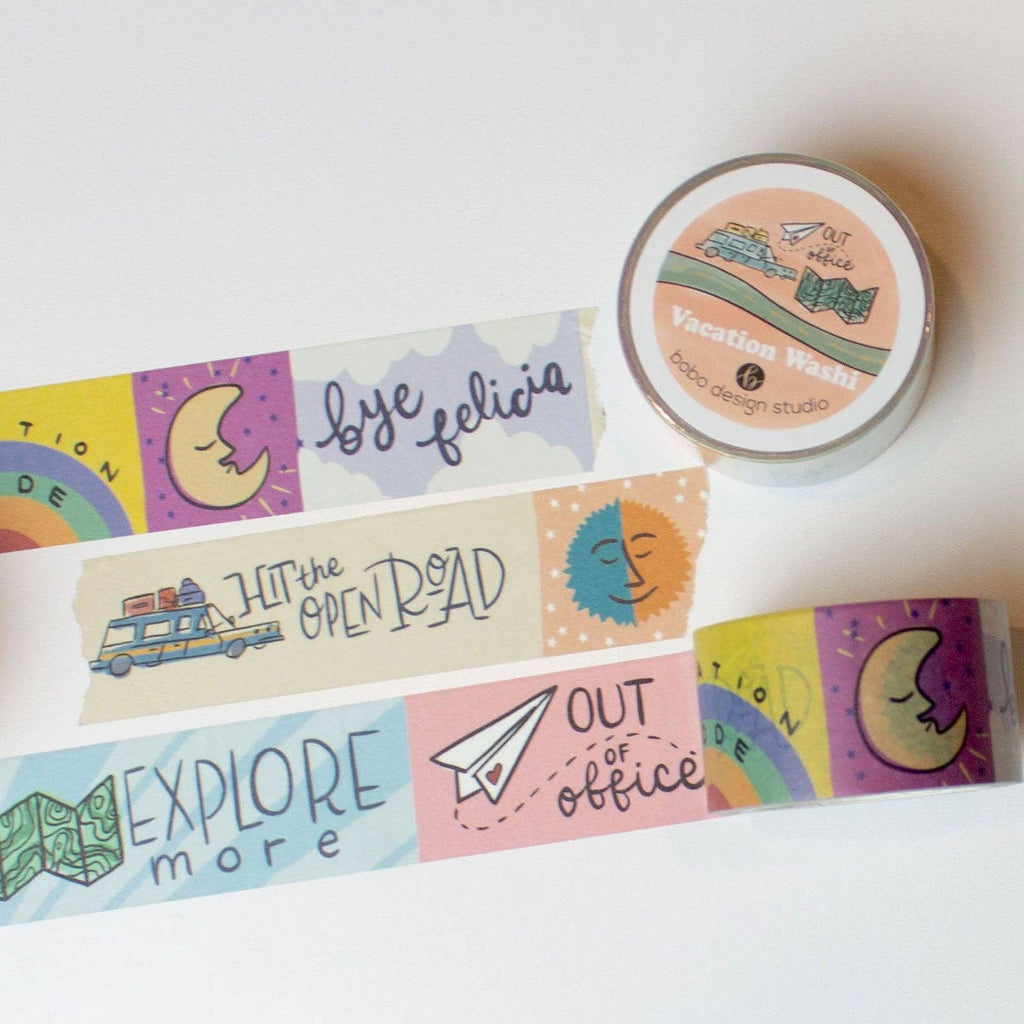 Vacation Mode - Washi Tape - 1"