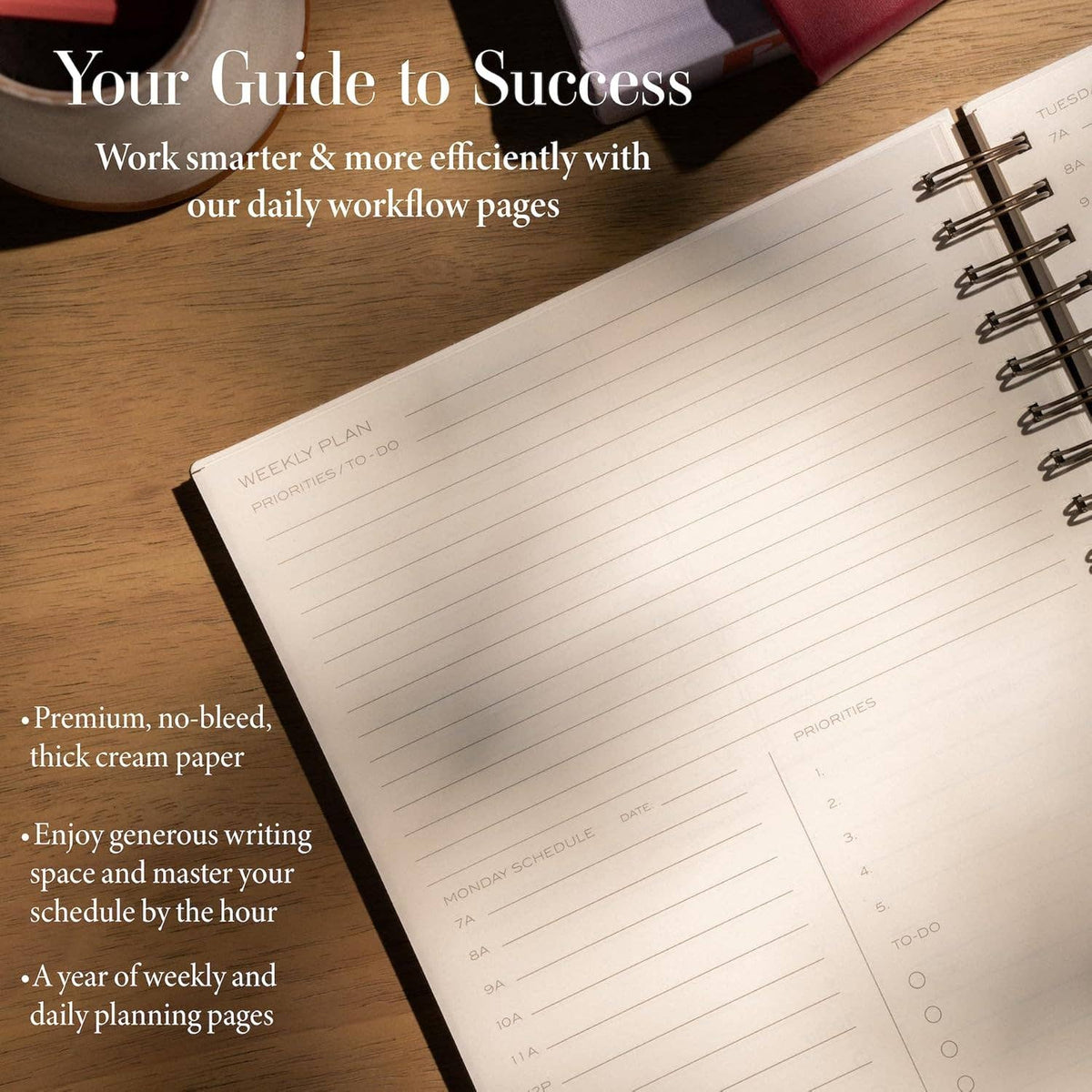 The Yearly Planner - Spiral - Undated