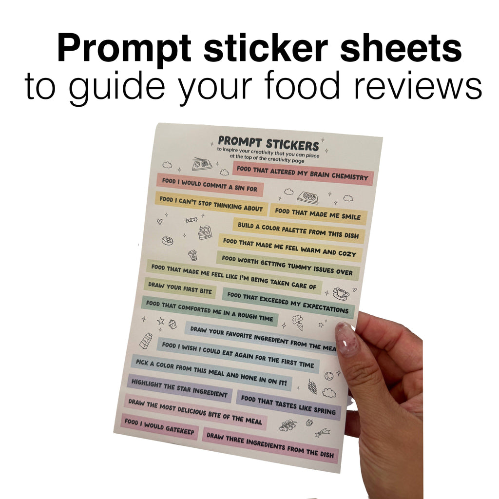 Food I Ate: My Personal Reviews Journal | Food Review Journal