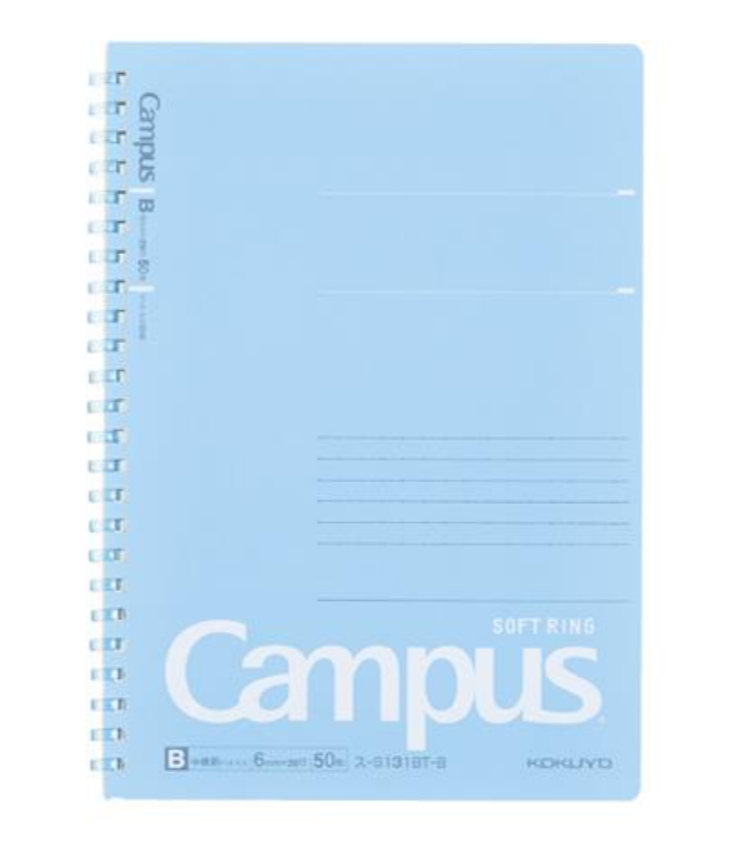 KOKUYO CAMPUS SOFTRING DOT RULED 40 SHEET NOTEBOOK