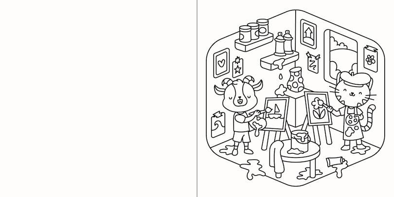 Coloring Corner: Best Friends