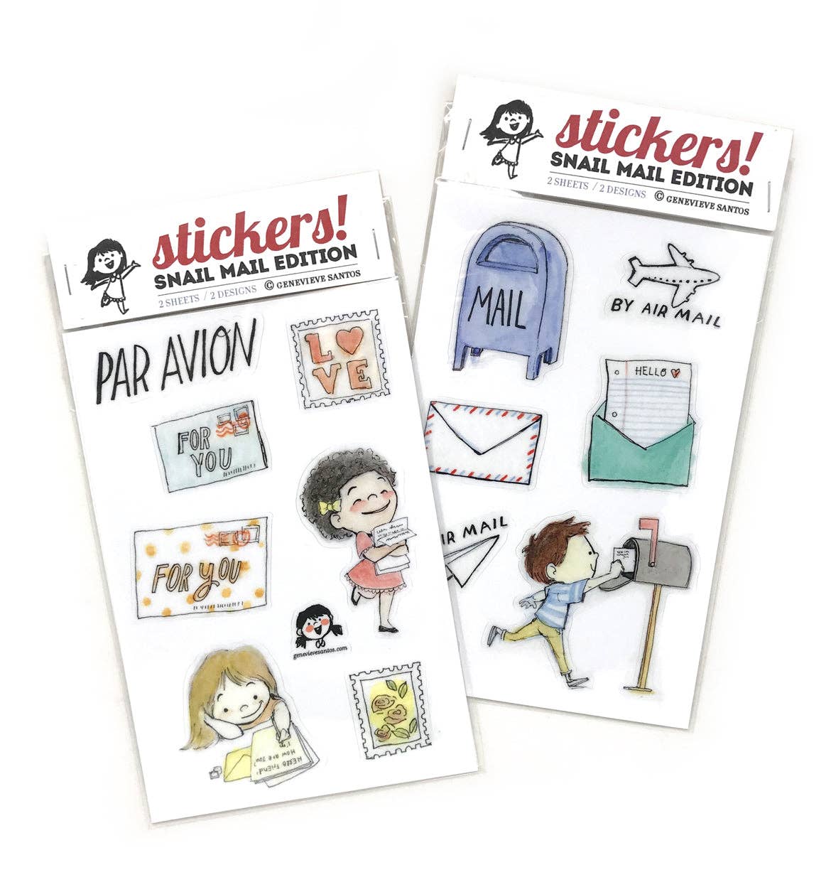 Snail Mail Sticker Set