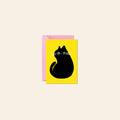 Sitting Cat – Cute Cat Mini Note Card