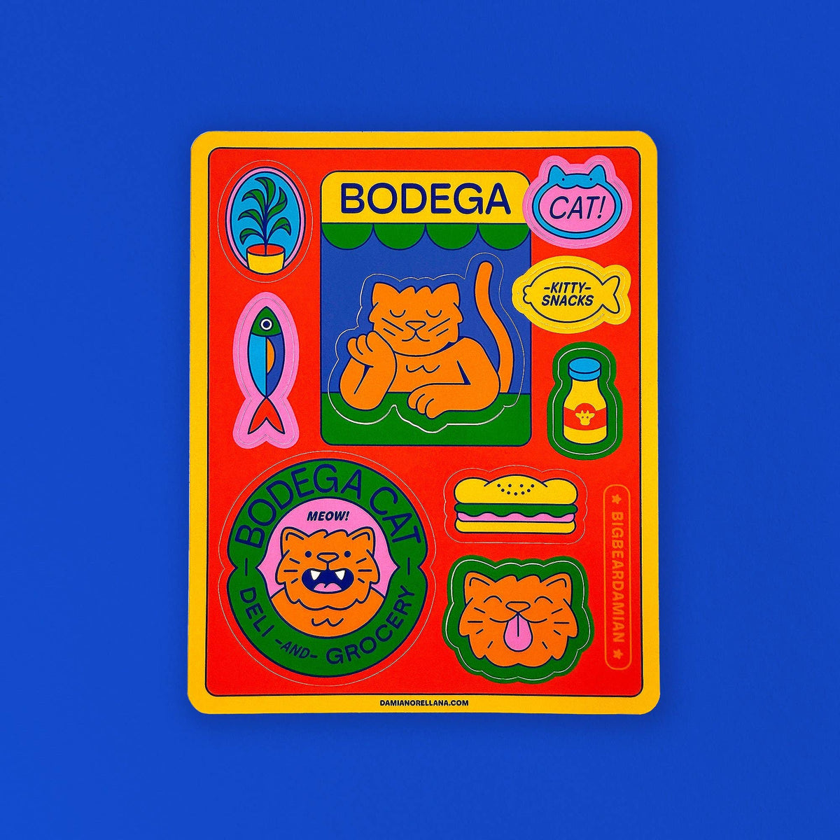 Bodega Cat Sticker Sheet