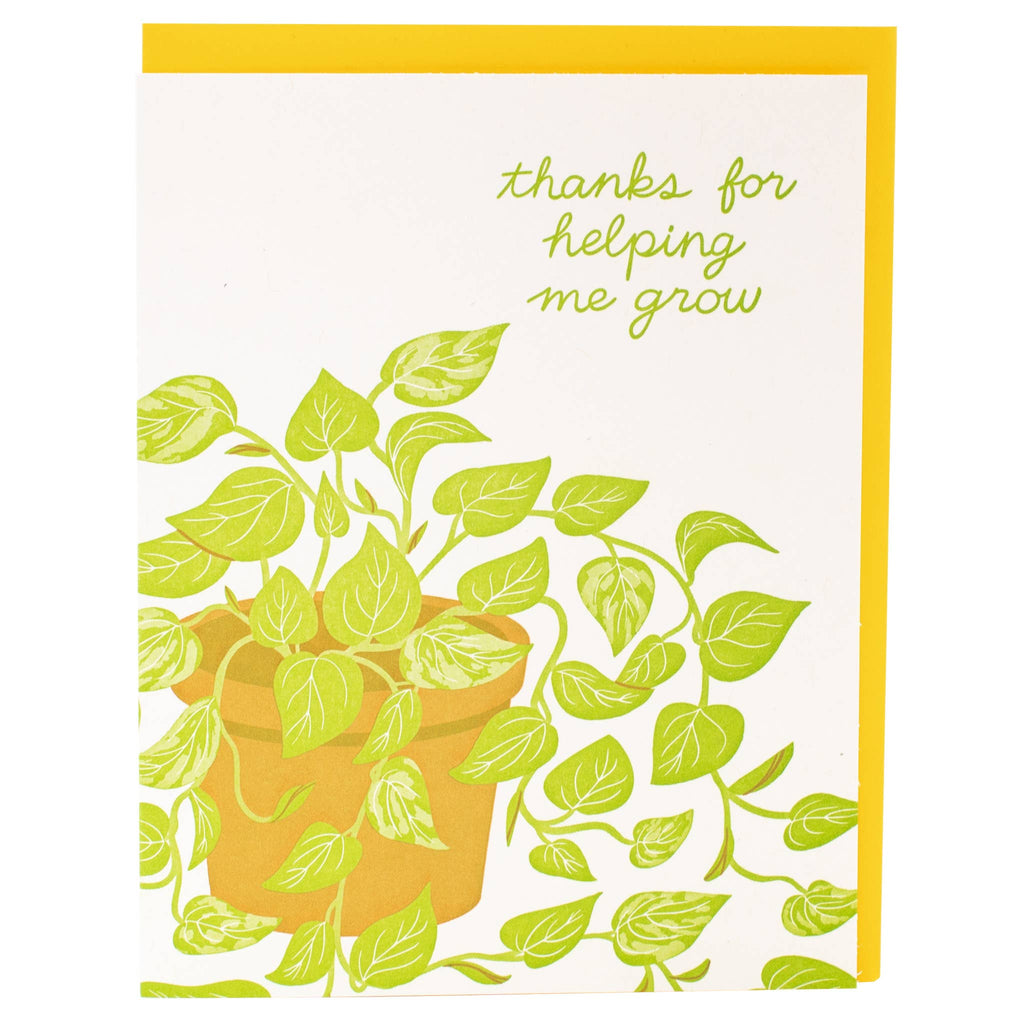 Pothos Plant Caregiver Card