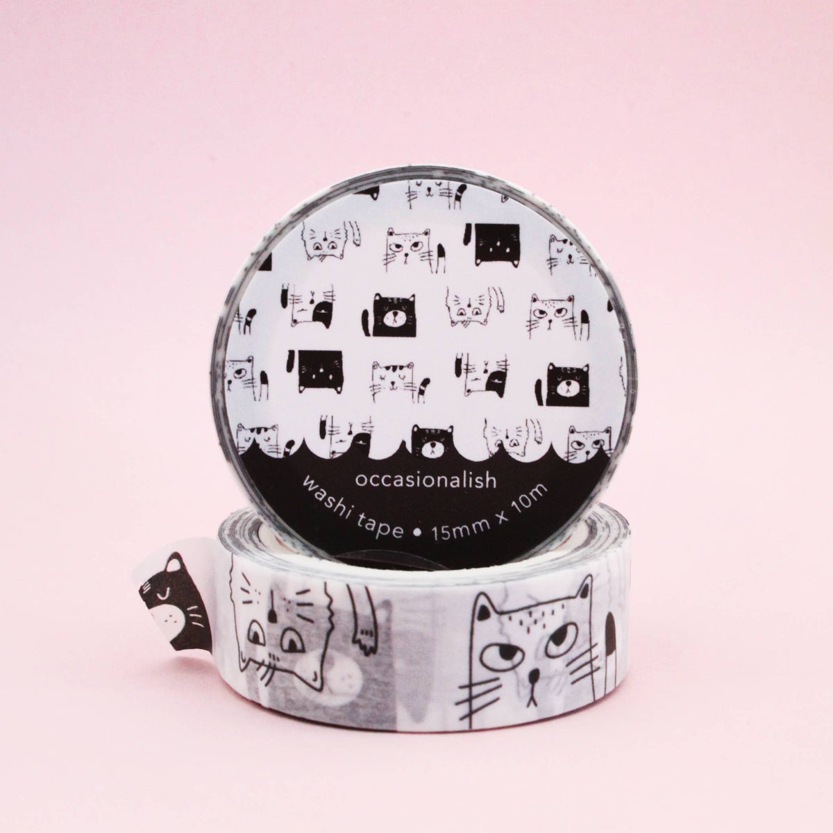 Not Right Meow - Washi Tape - 15mm