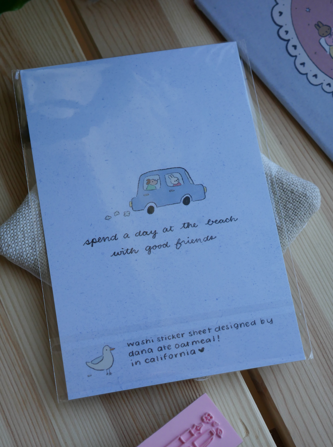 Roadtrip to the beach - washi sticker sheet