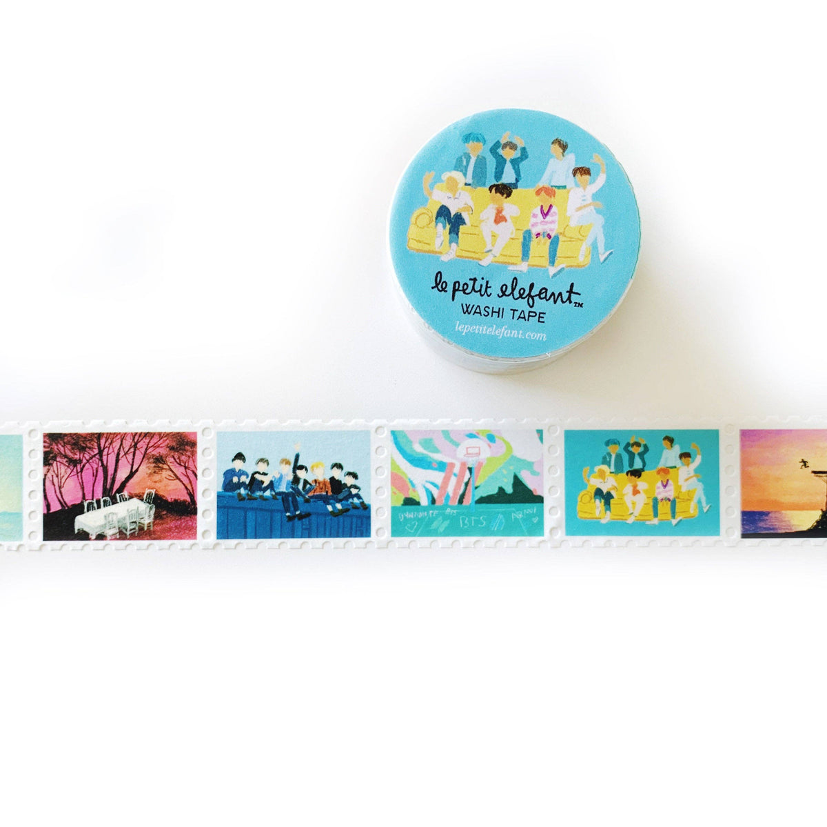 BTS Music Video Stamp Washi Tape