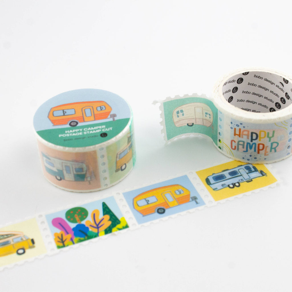 Happy Camper - Postage Stamp Washi Tape