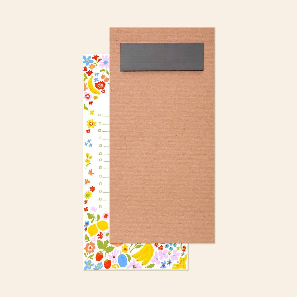 Fruit Market Market Pad – Magnetic Grocery List Notepad