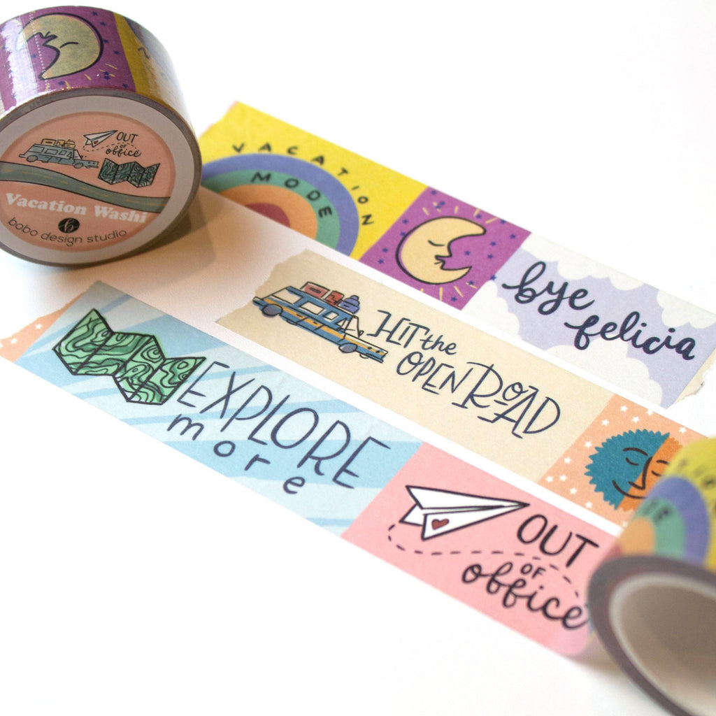 Vacation Mode - Washi Tape - 1"