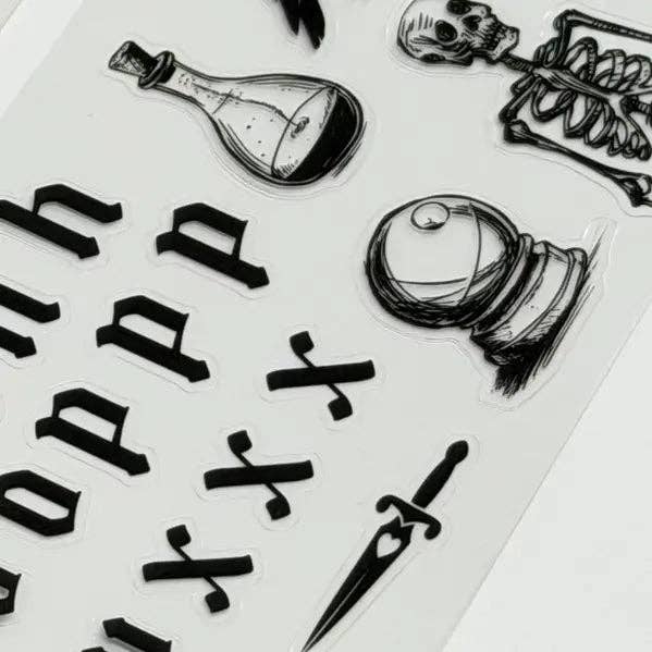 Goth Girl Letter PET Tape