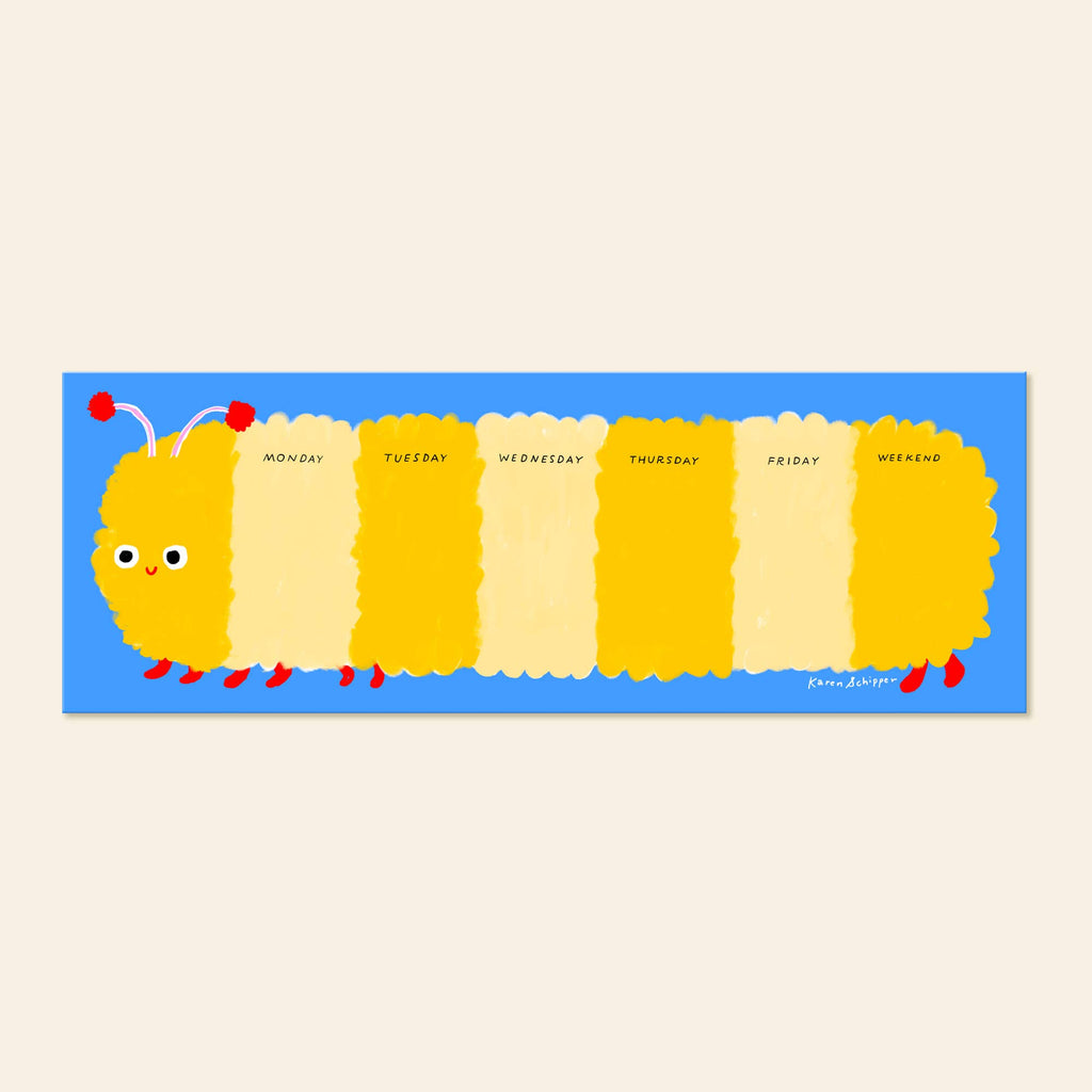 Collin Caterpillar Weekly Desk Planner – Cute Planner Pad