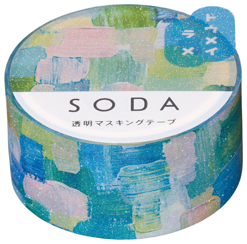 SODA Transparent Masking Tape - Glitter
