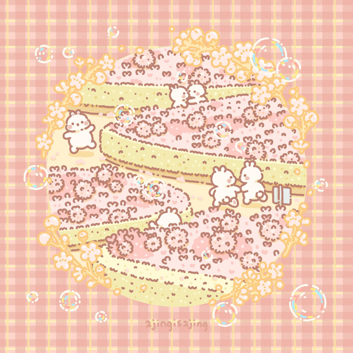 Floral Street Art Print (Standard size or Mini size)