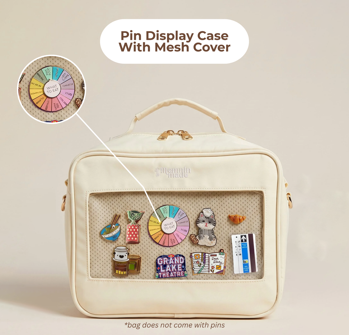 Cream Ultimate Journal Bag | Stationery Bag