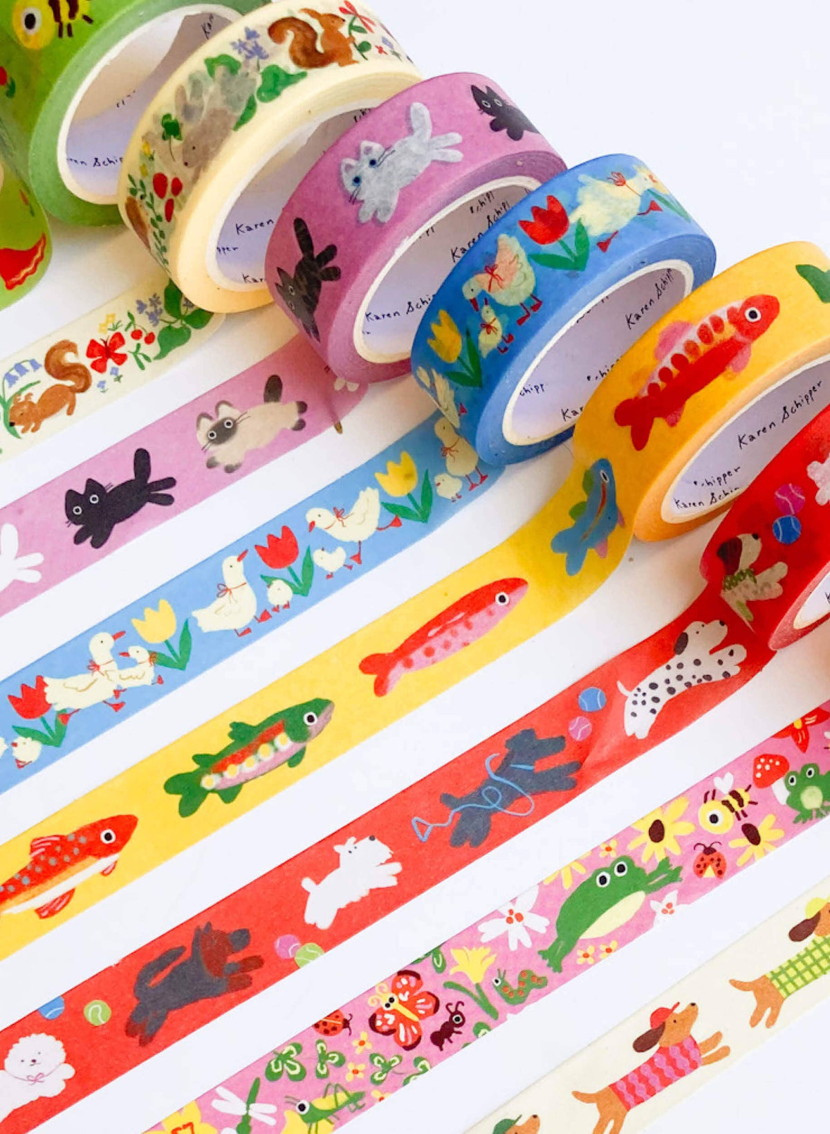 Woodland Washi Tape – Whimsical and Cute Craft Planner Tape