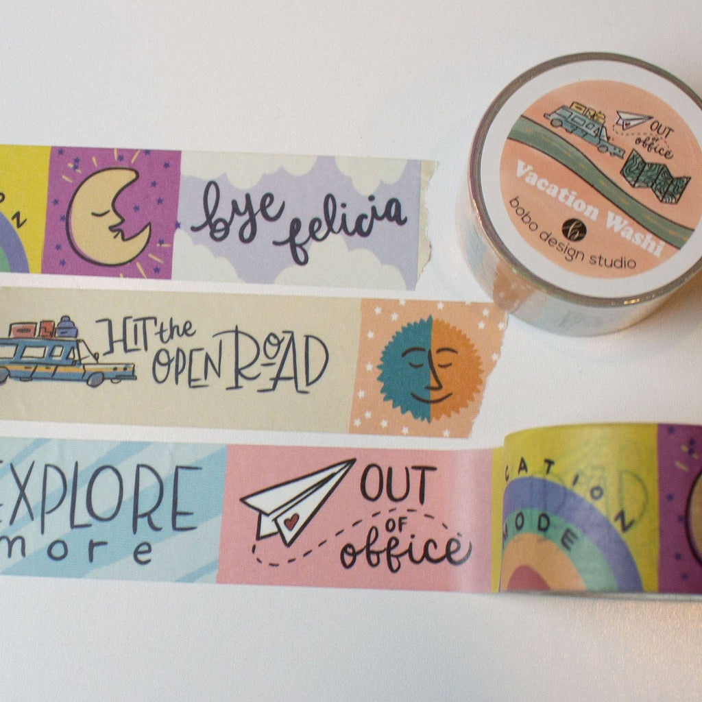 Vacation Mode - Washi Tape - 1"