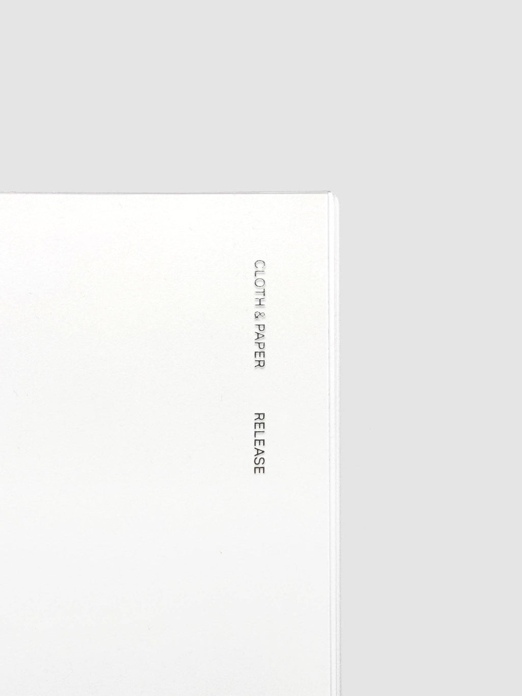 Release Paper Travel Notebook