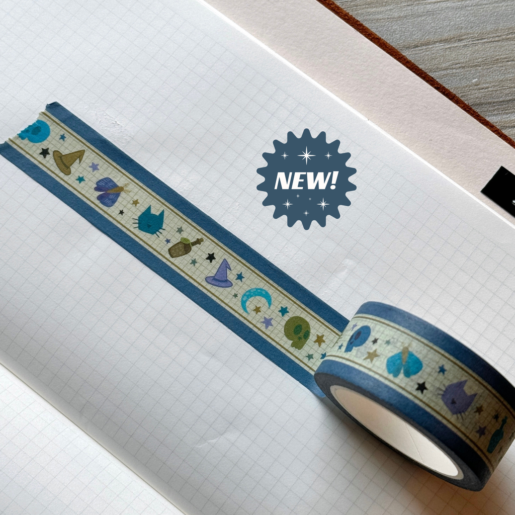 Green Witching Hour Element - Washi Tape - 20mm