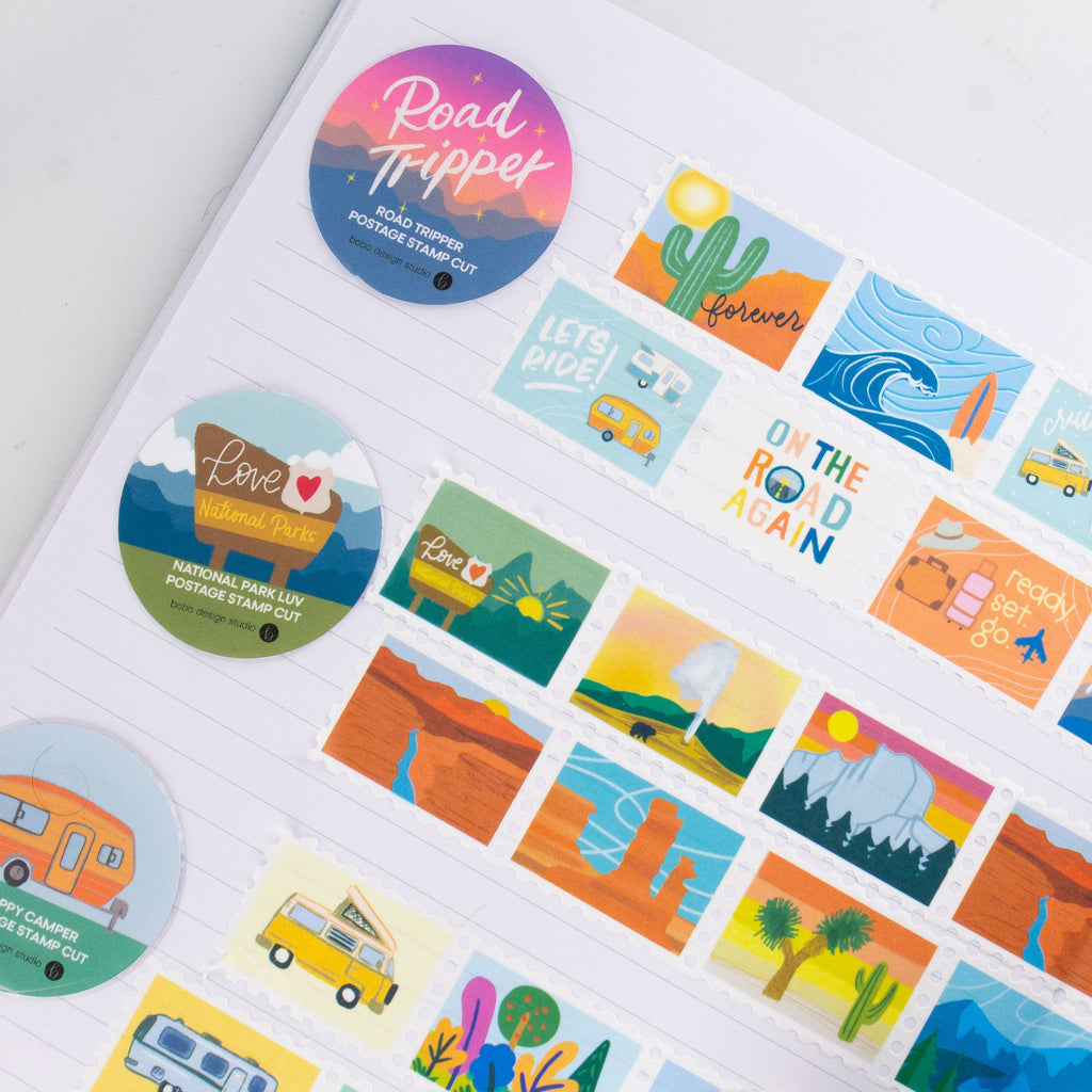 Road Tripper - Postage Stamp Washi Tape