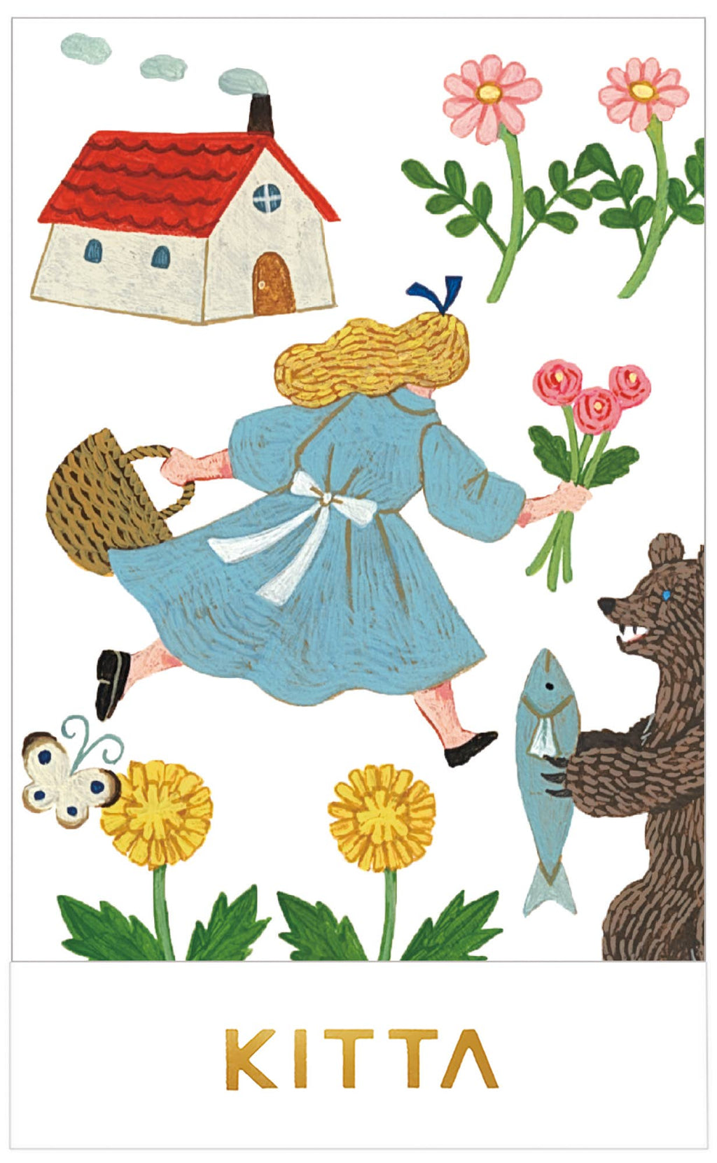 KITTA Portable Washi Decorative Tape -Stamp style-